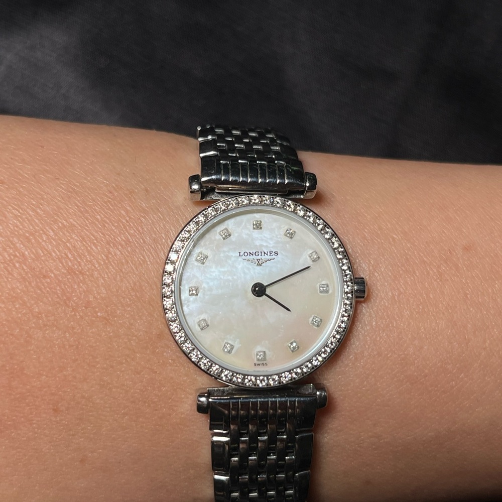 (Sold) Longines La Grande Classique Mother of Pearl Diamond Ladies Watch